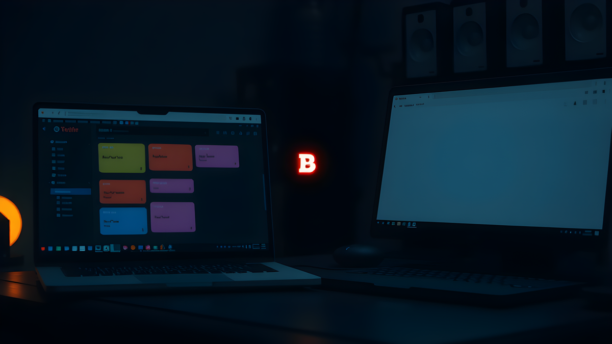 A self-hosted task board on one screen, and a session token drifting across to another page on the same machine
